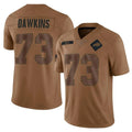 Johmsee B.Bills #73 Dion Dawkins Player Brown Salute To Service Limited  Stitched Jerseys