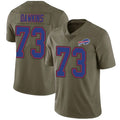 Johmsee B.Bills #73 Dion Dawkins Player Olive Salute To Service Limited  Stitched Jerseys