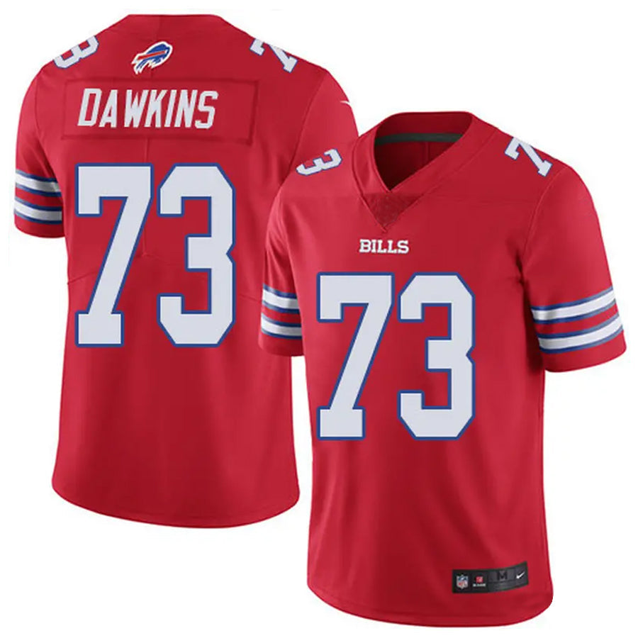 Johmsee B.Bills #73 Dion Dawkins Player Vapor F.U.S.E. Limited Red Stitched Jerseys