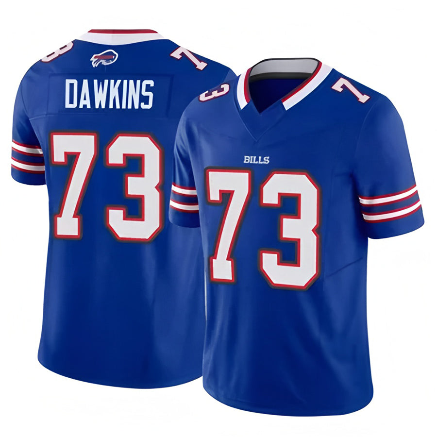Johmsee B.Bills #73 Dion Dawkins Player Vapor F.U.S.E. Limited Royal  Stitched Jerseys