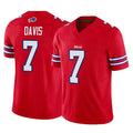 Johmsee B.Bills #7 Ray Davis Player Red Vapor F.U.S.E. Limited Stitched Jerseys