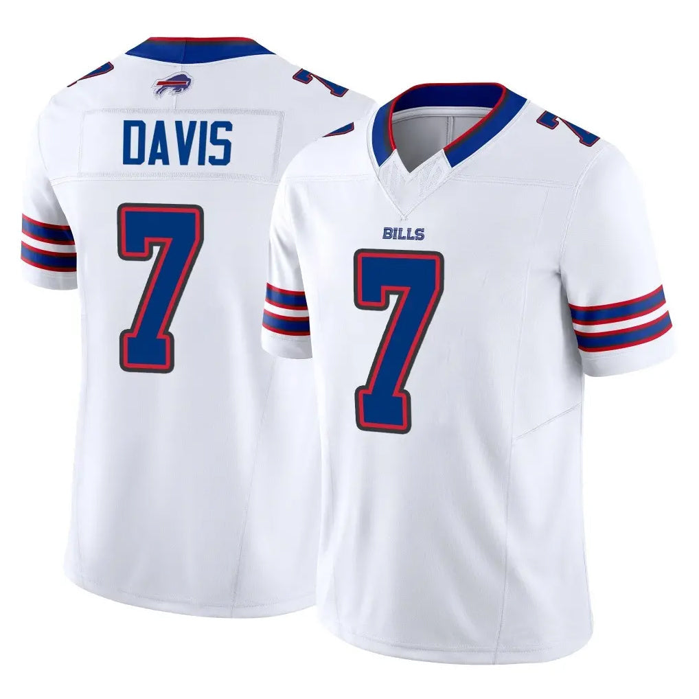 Johmsee B.Bills #7 Ray Davis Player White Vapor F.U.S.E. Limited Stitched Jerseys