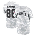 Johmsee B.Bills #86 Dalton Kincaid Player Arctic Camo Salute to Service T-Shirt Hoodies Stitched Jerseys