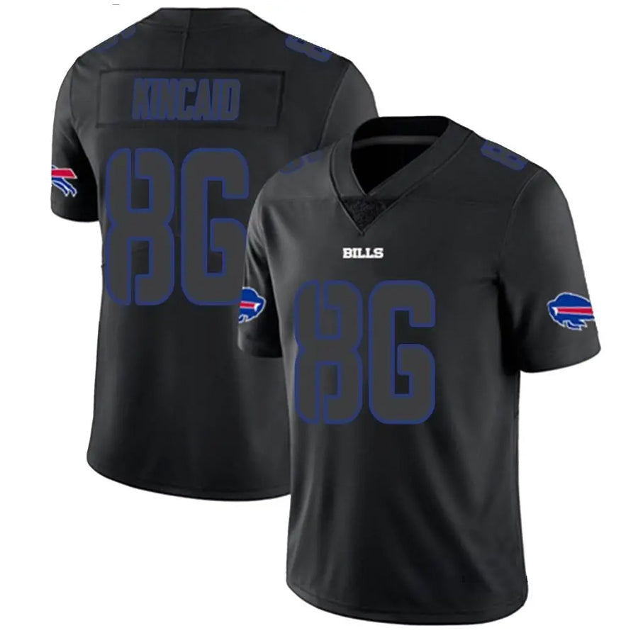 Johmsee B.Bills #86 Dalton Kincaid Player Black Limited  Stitched Jerseys
