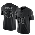 Johmsee B.Bills #86 Dalton Kincaid Player Black RFLCTV Limited  Stitched Jerseys