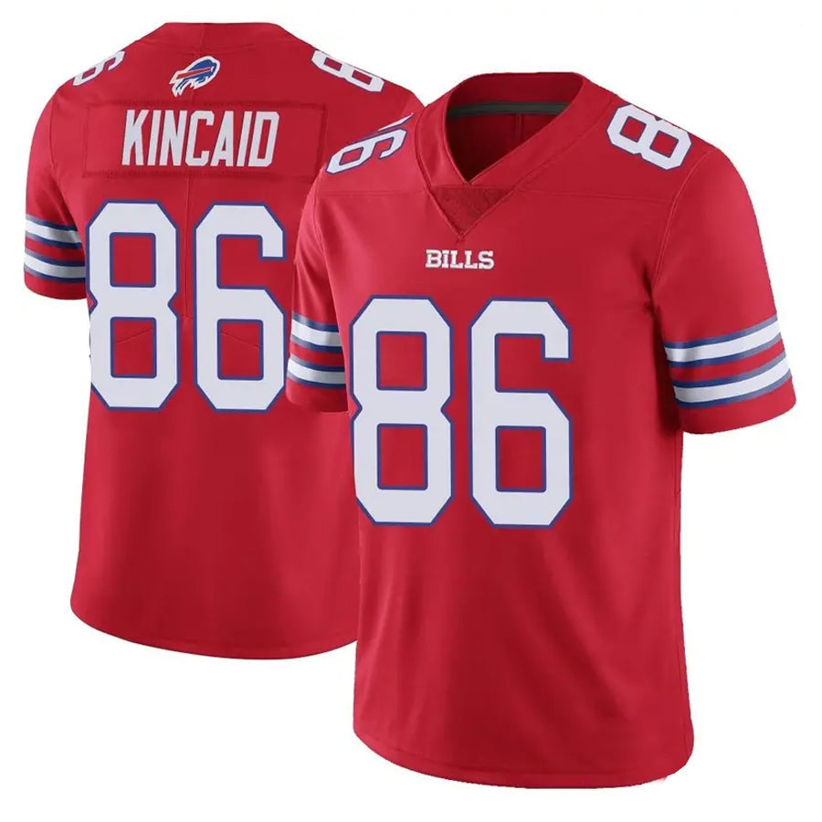 Johmsee B.Bills #86 Dalton Kincaid Player Red Vapor F.U.S.E. Limited  Stitched Jerseys
