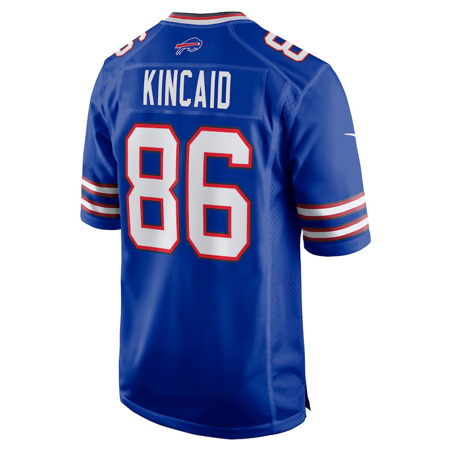 Johmsee B.Bills #86 Dalton Kincaid Player Royal Home Game  Stitched Jerseys
