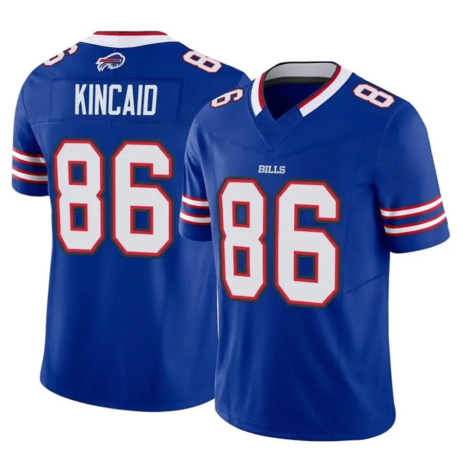 Johmsee B.Bills #86 Dalton Kincaid Player Royal Vapor F.U.S.E. Limited Stitched Jerseys