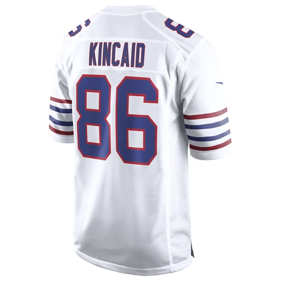Johmsee B.Bills #86 Dalton Kincaid Player White Alt Game Stitched Jerseys