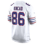 Johmsee B.Bills #86 Dalton Kincaid Player White Alt Game Stitched Jerseys