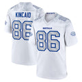 Johmsee B.Bills #86 Dalton Kincaid Player White Rivalries Collection Game Stitched Jerseys