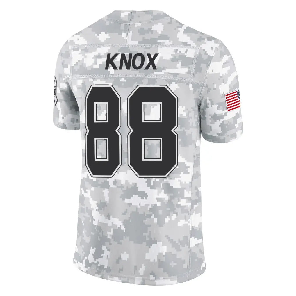 Johmsee B.Bills #88 Dawson Knox Player Arctic Camo Salute to Service Limited Stitched Jerseys