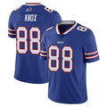 Johmsee B.Bills #88 Dawson Knox Player Royal Vapor Untouchable Limited Stitched Jerseys