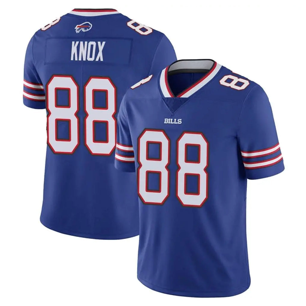 Johmsee B.Bills #88 Dawson Knox Player Royal Vapor Untouchable Limited Stitched Jerseys