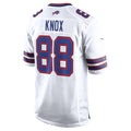 Johmsee B.Bills #88 Dawson Knox Player White Home Game Stitched Jerseys
