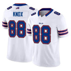 Johmsee B.Bills #88 Dawson Knox Player White Vapor F.U.S.E. Limited Home Game Stitched Jerseys