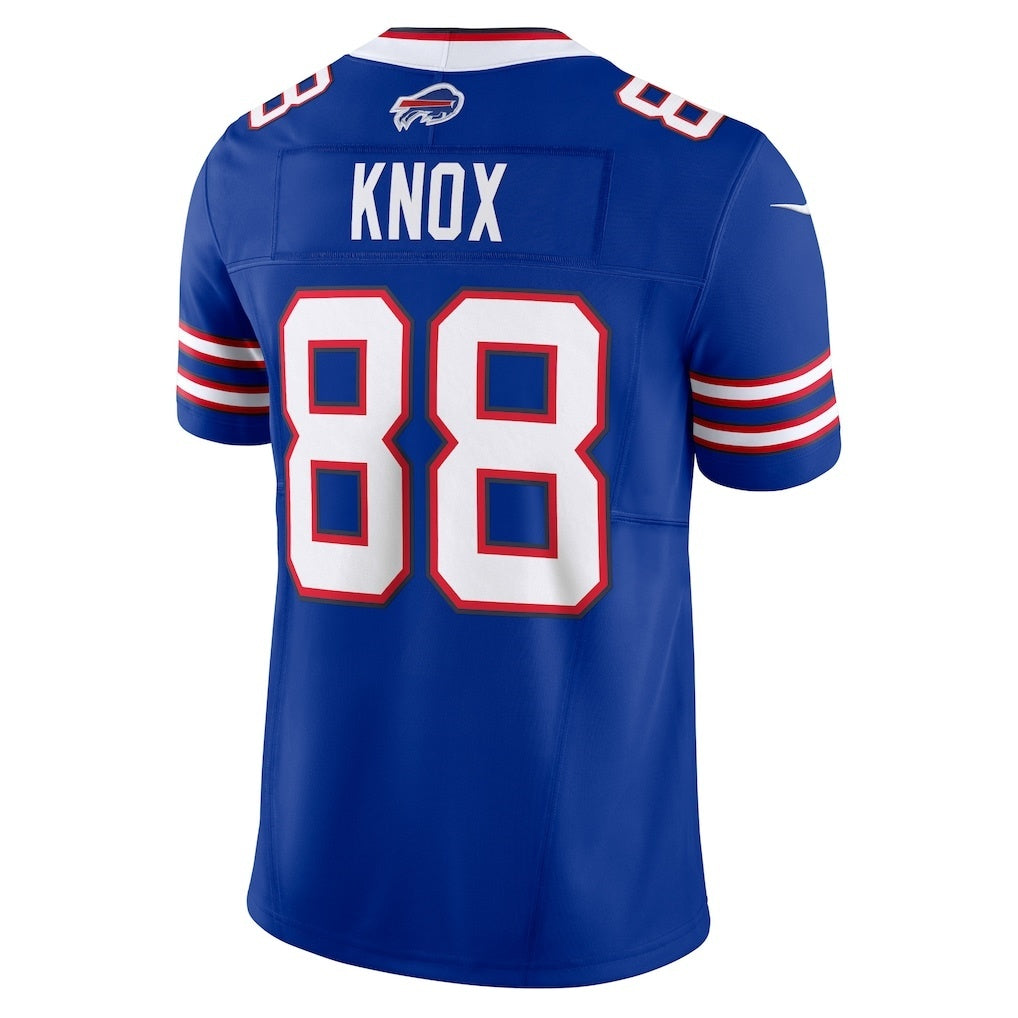 Johmsee B.Bills #88 Dawson Knox Royal Vapor F.U.S.E. Limited Stitched Jerseys