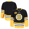 Johmsee B.Bruins Black 100th Anniversary Authentic Pro Stitched Jerseys