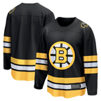 Johmsee B.Bruins Black Anniversary Home Breakaway Stitched Jerseys