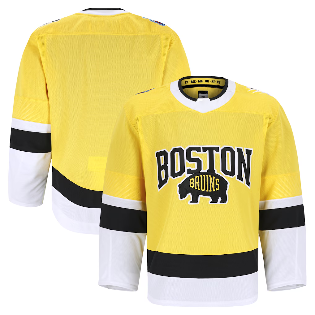 Johmsee B.Bruins Gold 2026 Stadium Series Authentic Pro Stitched Jerseys