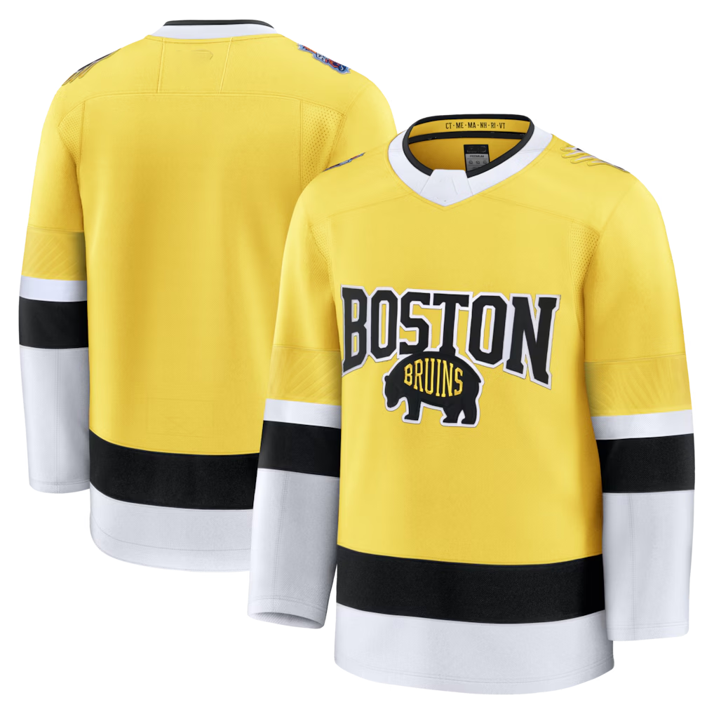 Johmsee B.Bruins Gold 2026 Stadium Series Premium Jerseys