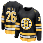 Johmsee B.Bruins #26 Andrew Peeke Black Home Breakaway Player Stitched Jerseys