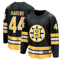Johmsee B.Bruins #44 James Hagens Black Breakaway Stitched Jerseys