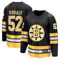 Johmsee B.Bruins #52 Sean Kuraly Black Home Breakaway Player Stitched Jerseys