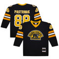 Johmsee B.Bruins #88 David Pastrnak Black 2014-15 Power Play Stitched Jerseys