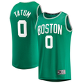 Johmsee B.Celtics #0 Jayson Tatum  Kelly Green Fast Break Replica Jerseys - Icon Edition