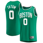 Johmsee B.Celtics #0 Jayson Tatum  Kelly Green Fast Break Replica Jerseys - Icon Edition