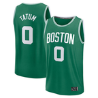 Johmsee B.Celtics #0 Jayson Tatum  Kelly Green Fast Break Replica Player Jerseys - Icon Edition