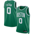 Johmsee B.Celtics #0 Jayson Tatum Kelly Green Swingman Jerseys - Icon Edition