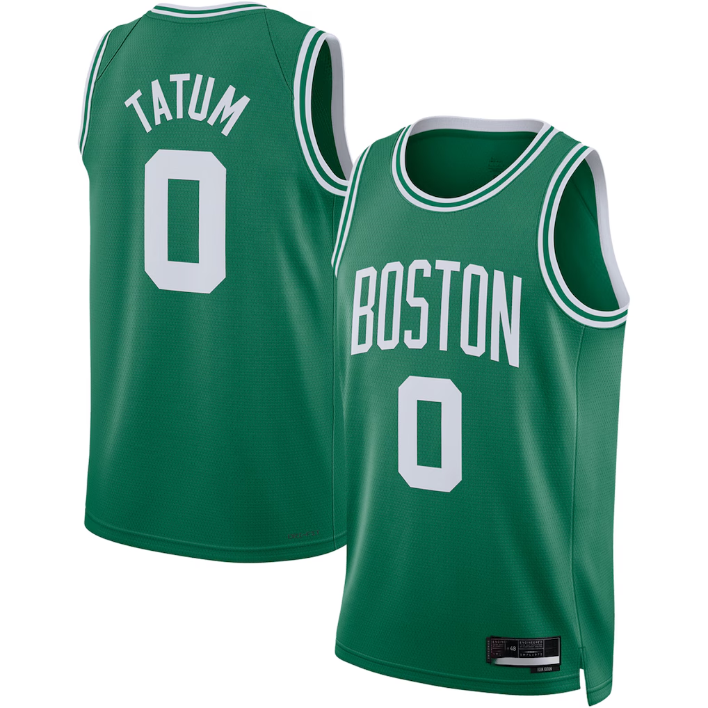 Johmsee B.Celtics #0 Jayson Tatum Kelly Green Swingman Jerseys - Icon Edition