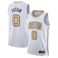 Johmsee B.Celtics #0 Jayson Tatum White 2025 2026 Swingman Jerseys - City Edition