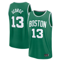 Johmsee B.Celtics #13 Paul George  Kelly Green Fast Break Replica Jerseys - Icon Edition