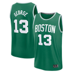 Johmsee B.Celtics #13 Paul George  Kelly Green Fast Break Replica Jerseys - Icon Edition