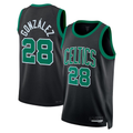 Johmsee B.Celtics #28 Hugo Gonz¨¢lez Black Swingman Jerseys - Statement Edition