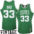 Johmsee B.Celtics #33 Larry Bird Mitchell & Ness Kelly Green 1985-86 Hardwood Classics Authentic Jerseys