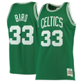 Johmsee B.Celtics #33 Larry Bird Mitchell & Ness Kelly Green Hardwood Classics Swingman Jerseys
