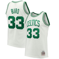 Johmsee B.Celtics #33 Larry Bird Mitchell & Ness White Hardwood Classics 198586 Swingman Jerseys