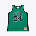 Johmsee B.Celtics #34 Paul Pierce Mitchell & Ness Kelly Green 2007-08 Hardwood Classics Authentic Jerseys