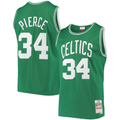 Johmsee B.Celtics #34 Paul Pierce Mitchell & Ness Kelly Green Hardwood Classics Swingman Jerseys