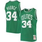 Johmsee B.Celtics #34 Paul Pierce Mitchell & Ness Kelly Green Hardwood Classics Swingman Jerseys