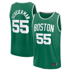 Johmsee B.Celtics #55 Baylor Scheierman Kelly Green 2024 Draft Fast Break Player Jerseys - Icon Edition