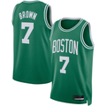 Johmsee B.Celtics #7 Jaylen Brown Kelly Green Swingman Jerseys - Icon Edition