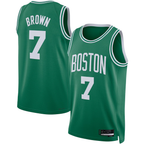 Johmsee B.Celtics #7 Jaylen Brown Kelly Green Swingman Jerseys - Icon Edition