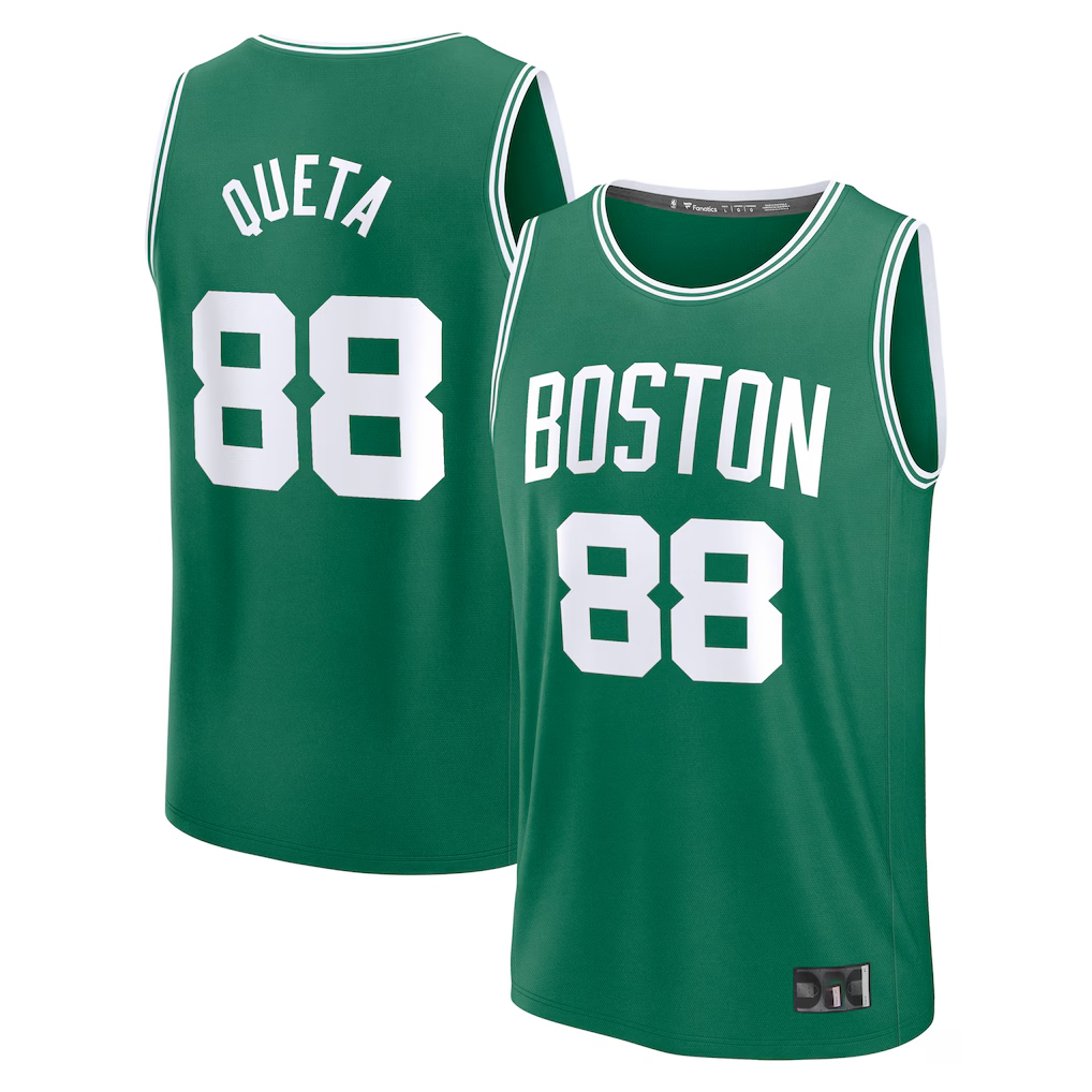 Johmsee B.Celtics #88 Neemias Queta Kelly Green Fast Break Replica Player Jerseys - Icon Edition
