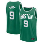 Johmsee B.Celtics #9 Derrick White  Kelly Green Fast Break Replica Player Jerseys - Icon Edition