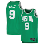 Johmsee B.Celtics #9 Derrick White Kelly Green Swingman Jerseys - Icon Edition